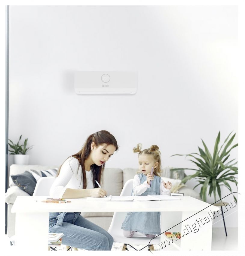 Bosch Climate 3000i Kl&iacute;ma, ECO m&oacute;d, LED kijelző, 9000 BTU, A++/A+ energiaoszt&aacute;ly, Feh&eacute;r H&aacute;ztart&aacute;s / Otthon / K&uuml;lt&eacute;r - Ventil&aacute;tor / L&eacute;gkondicion&aacute;l&oacute; - Split kl&iacute;ma - 536209