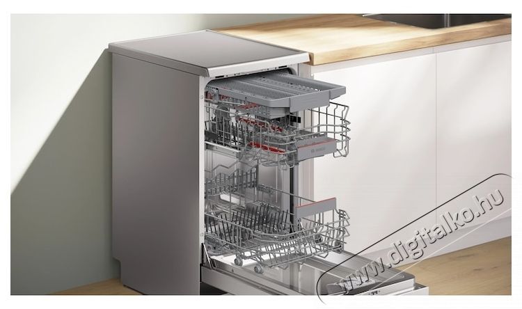 Bosch SPS4EMI17E mosogat&oacute;g&eacute;p, 45 cm, Rozsdamentes ac&eacute;l Konyhai term&eacute;kek - Mosogat&oacute;g&eacute;p - Keskeny (45cm-ig) szabadon&aacute;ll&oacute; mosogat&oacute;g&eacute;p - 534939