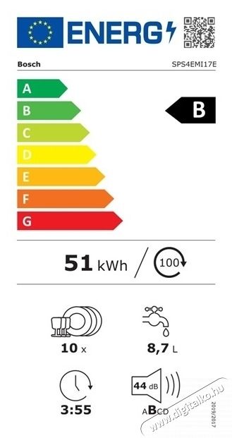 Bosch SMS4HVW14E feh&eacute;r, szabadon&aacute;ll&oacute;, programok sz&aacute;ma:6, 14 ter&iacute;t&eacute;kes mosogat&oacute;g&eacute;p Konyhai term&eacute;kek - Mosogat&oacute;g&eacute;p - Norm&aacute;l (60cm) szabadon&aacute;ll&oacute; mosogat&oacute;g&eacute;p - 538407