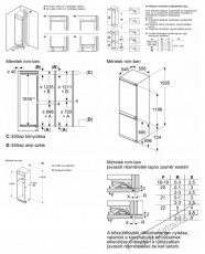 Bosch KIN96ADC0 be&eacute;p&iacute;thető kombin&aacute;lt hűtőszekr&eacute;ny Konyhai term&eacute;kek - Hűtő, fagyaszt&oacute; (be&eacute;p&iacute;thető) - Alulfagyaszt&oacute;s kombin&aacute;lt hűtő - 539040