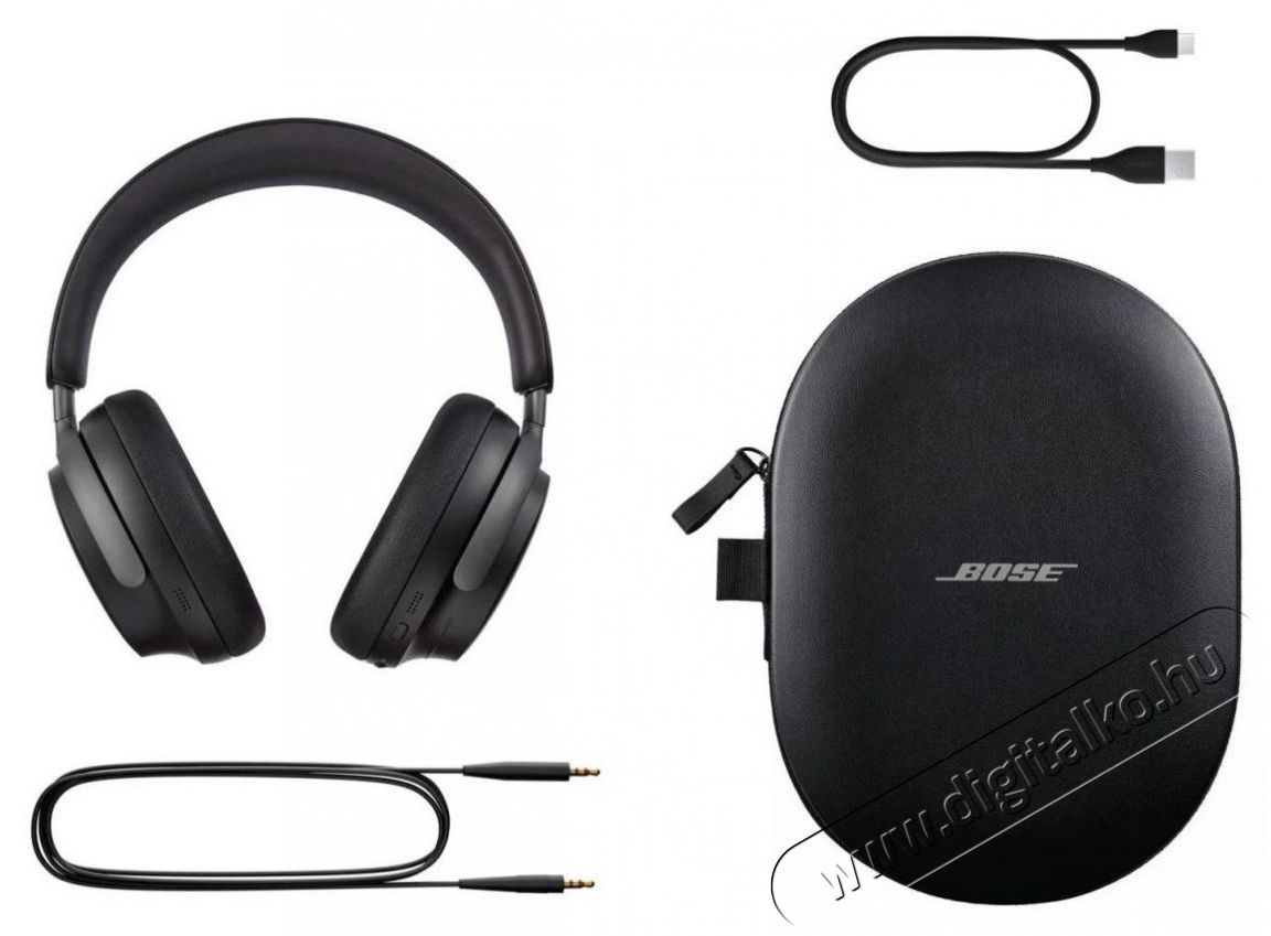 Bose QuietComfort Ultra Headphones, fekete Audio-Video / Hifi / Multim&eacute;dia - F&uuml;l &eacute;s Fejhallgat&oacute;k - Fejhallgat&oacute; - 509898