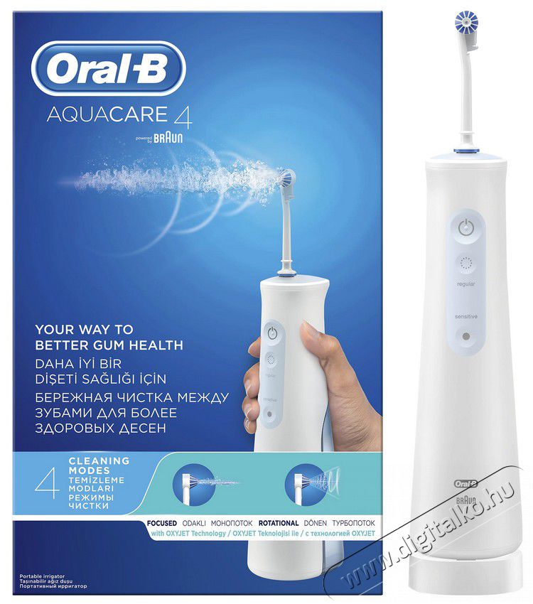 BRAUN Oral-B AquaCare 4 vezet&eacute;k n&eacute;lk&uuml;li sz&aacute;jzuhany Sz&eacute;ps&eacute;g&aacute;pol&aacute;s / Eg&eacute;szs&eacute;g - Sz&aacute;j / fog &aacute;pol&aacute;s - Sz&aacute;jzuhany - 361693