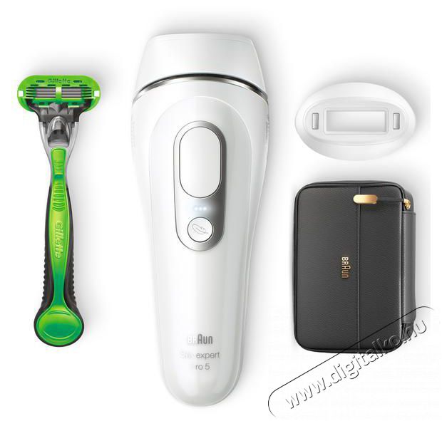 BRAUN SILK-EXPERT IPL PL5145 villan&oacute;f&eacute;nyes szőrtelen&iacute;tő Sz&eacute;ps&eacute;g&aacute;pol&aacute;s / Eg&eacute;szs&eacute;g - Szőrtelen&iacute;tő / borotva - Tart&oacute;s szőrtelen&iacute;tő - 381083
