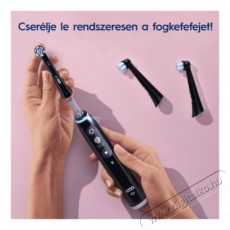 BRAUN Oral-B iO fogkefefej Gentle Care Black 4db Sz&eacute;ps&eacute;g&aacute;pol&aacute;s / Eg&eacute;szs&eacute;g - Sz&aacute;j / fog &aacute;pol&aacute;s - Elektromos fogkefe - 399694