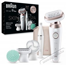 BRAUN Silk·épil 9 Flex 9-580 3D SkinSpa Epilátor Szépségápolás / Egészség - Szőrtelenítő / borotva - Női szőrtelenítő - 501381