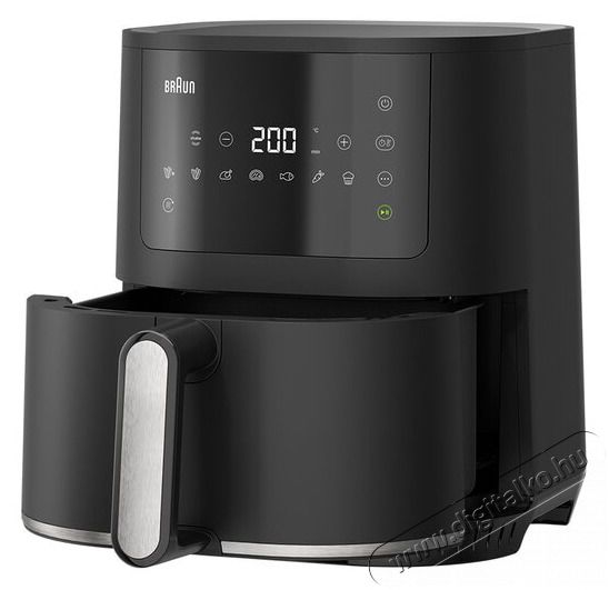 BRAUN MultiFry 3 HF3030 fekete forr&oacute;levegős s&uuml;tő Konyhai term&eacute;kek - Konyhai kisg&eacute;p (s&uuml;t&eacute;s / főz&eacute;s / hűt&eacute;s / &eacute;telk&eacute;sz&iacute;t&eacute;s) - L&eacute;gkever&eacute;ses főzőg&eacute;p / elektromos kukta / multifunkci&oacute;s s&uuml;tő - 505118
