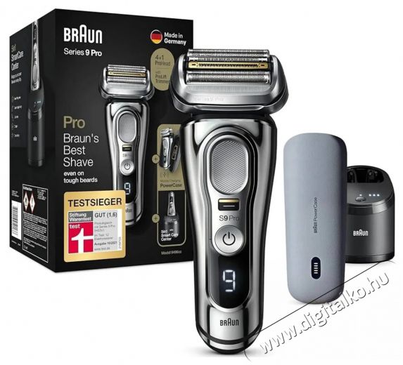 BRAUN Series 9 PRO+, Wet and Dry, 9496cc Sz&eacute;ps&eacute;g&aacute;pol&aacute;s / Eg&eacute;szs&eacute;g - Szőrtelen&iacute;tő / borotva - F&eacute;rfi borotva - 510429