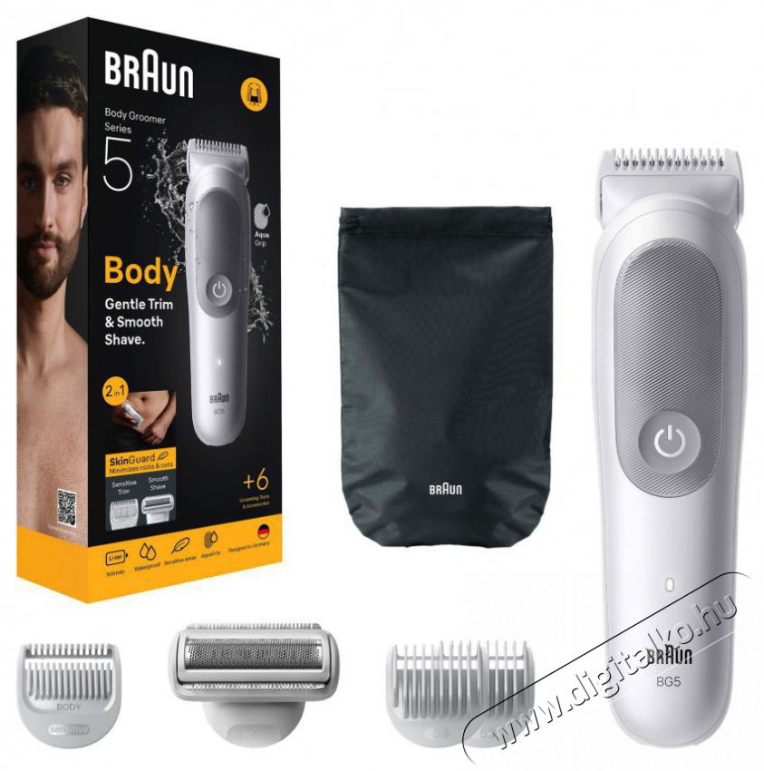 BRAUN Series 5 BG5550 Sz&eacute;ps&eacute;g&aacute;pol&aacute;s / Eg&eacute;szs&eacute;g - Haj&aacute;pol&aacute;s - Haj / szak&aacute;ll v&aacute;g&oacute;, ny&iacute;r&oacute; - 510444