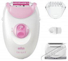 BRAUN Silk-&eacute;pil 3 3-031, R&oacute;zsasz&iacute;n &Uacute;jdons&aacute;gok - &Uacute;j term&eacute;kek - 511846