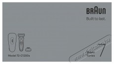 BRAUN Series 7 Wet&Dry 72-C1200S Borotva Sz&eacute;ps&eacute;g&aacute;pol&aacute;s / Eg&eacute;szs&eacute;g - Szőrtelen&iacute;tő / borotva - F&eacute;rfi borotva - 524481