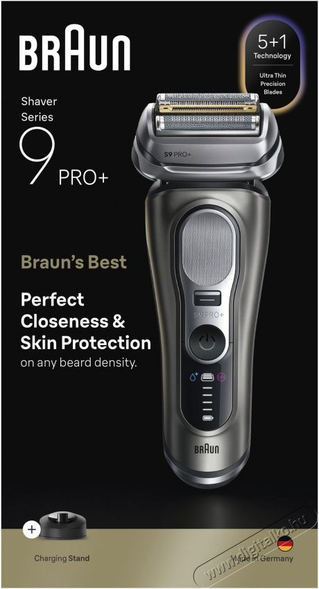 BRAUN Series 9 PRO+ Wet&Dry 9615s Borotva Sz&eacute;ps&eacute;g&aacute;pol&aacute;s / Eg&eacute;szs&eacute;g - Szőrtelen&iacute;tő / borotva - F&eacute;rfi borotva - 524485