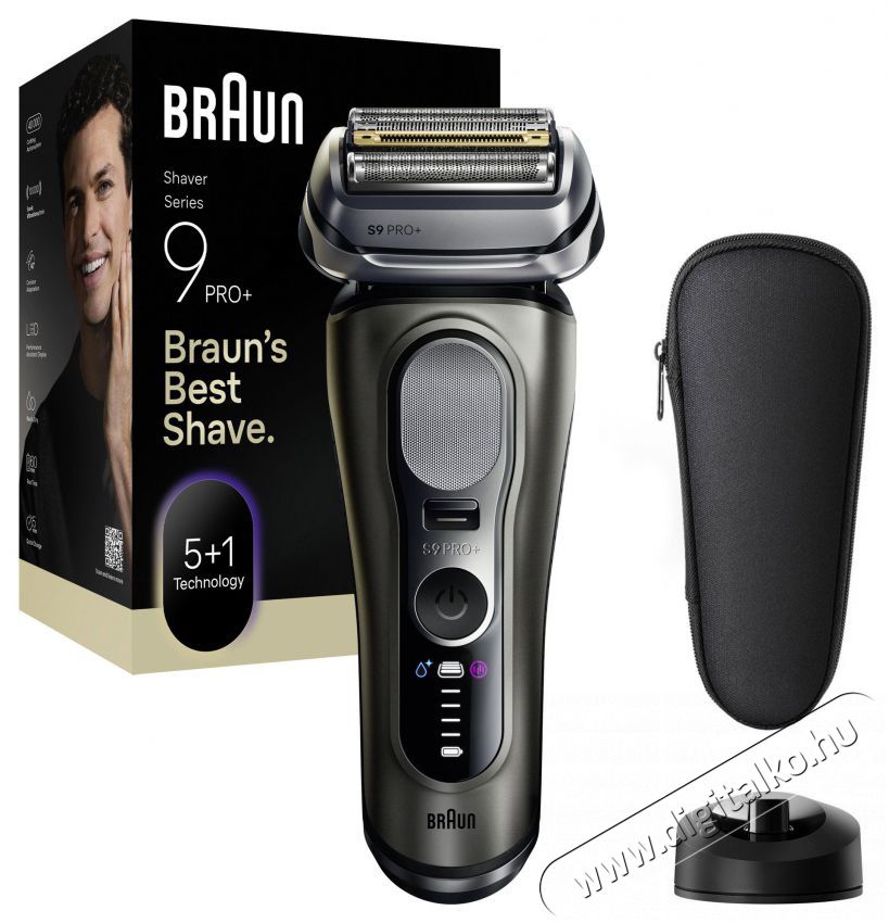BRAUN Series 9 PRO+ Wet&Dry 9615s Borotva Sz&eacute;ps&eacute;g&aacute;pol&aacute;s / Eg&eacute;szs&eacute;g - Szőrtelen&iacute;tő / borotva - F&eacute;rfi borotva - 524485