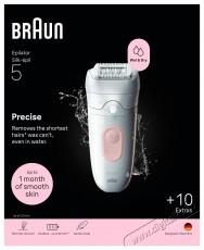 BRAUN Silk-&eacute;pil 5 5-251 nedves &eacute;s sz&aacute;raz epil&aacute;tor,  Borotvafej + v&aacute;g&oacute;f&eacute;sű, Kezdő fej, Bikinivonal-v&aacute;g&oacute;, Utaz&oacute;t&aacute;ska, Feh&eacute;r/R&oacute;zsasz&iacute;n Sz&eacute;ps&eacute;g&aacute;pol&aacute;s / Eg&eacute;szs&eacute;g - Szőrtelen&iacute;tő / borotva - Tart&oacute;s szőrtelen&iacute;tő - 533098