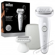 BRAUN Silk-&eacute;pil 9 9-030 epil&aacute;tor teljesen flexibilis fejjel vizes &eacute;s sz&aacute;raz borotv&aacute;lkoz&aacute;shoz Sz&eacute;ps&eacute;g&aacute;pol&aacute;s / Eg&eacute;szs&eacute;g - Szőrtelen&iacute;tő / borotva - Női szőrtelen&iacute;tő - 538075
