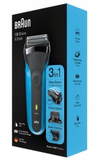 BRAUN 310BT WD borotva - k&eacute;k &eacute;s fekete Sz&eacute;ps&eacute;g&aacute;pol&aacute;s / Eg&eacute;szs&eacute;g - Szőrtelen&iacute;tő / borotva - F&eacute;rfi borotva - 361659