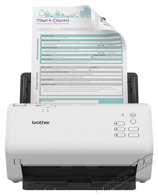 Brother ADS-4300N Szkenner Iroda &eacute;s sz&aacute;m&iacute;t&aacute;stechnika - Digitaliz&aacute;l&oacute; eszk&ouml;z - Szkenner - 530551