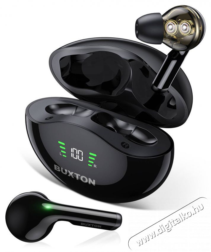 Buxton BTW 5800 tws f&uuml;lhallgat&oacute; - Fekete Audio-Video / Hifi / Multim&eacute;dia - F&uuml;l &eacute;s Fejhallgat&oacute;k - F&uuml;lhallgat&oacute; - 400497