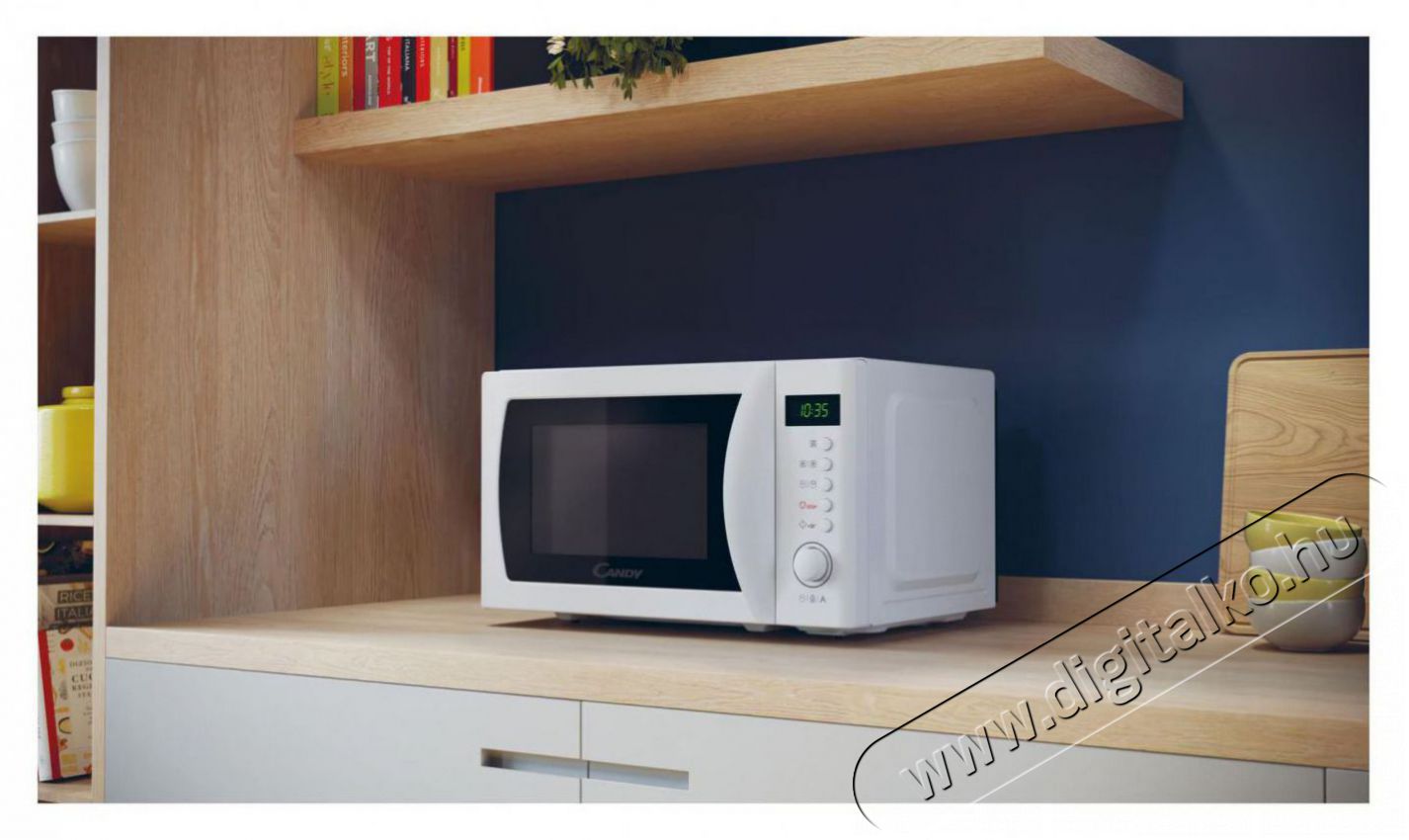 Candy Idea CMWA20SDLW Mikrohull&aacute;m&uacute; s&uuml;tő, 700W, 20 l, Digit&aacute;lis, Feh&eacute;r  Konyhai term&eacute;kek - Mikrohull&aacute;m&uacute; s&uuml;tő - Mikrohull&aacute;m&uacute; s&uuml;tő (szabadon&aacute;ll&oacute;) - 499209