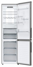 Candy ECN4CQTEX206 inox, alulfagyaszt&oacute;s, Hűtő:289L, Fagyaszt&oacute;:120L, No frost hűtőszekr&eacute;ny Konyhai term&eacute;kek - Hűtő, fagyaszt&oacute; (szabadon&aacute;ll&oacute;) - Alulfagyaszt&oacute;s kombin&aacute;lt hűtő - 506323