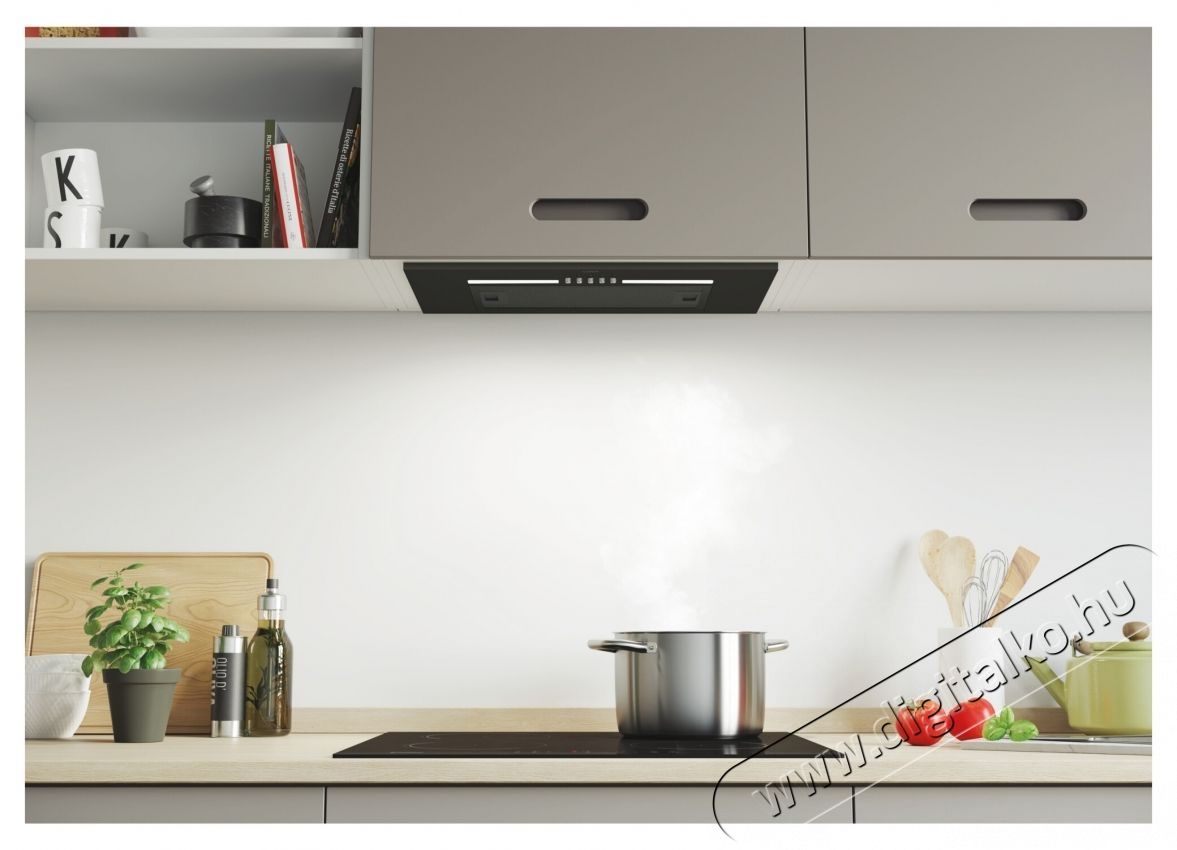 Candy CPY5MBG, Be&eacute;p&iacute;tett p&aacute;raelsz&iacute;v&oacute;, Abszorpci&oacute;s teljes&iacute;tm&eacute;ny 298 mc/h, 3 sebess&eacute;g, LED, 52 cm, Fekete &uuml;veg Konyhai term&eacute;kek - P&aacute;raelsz&iacute;v&oacute; - Be&eacute;p&iacute;thető / kih&uacute;zhat&oacute; - 533156