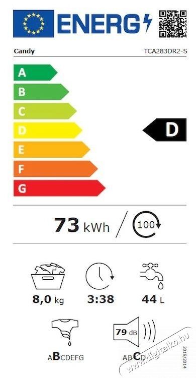 Candy TCA283DR2-S fel&uuml;lt&ouml;ltős mos&oacute;g&eacute;p, 8 kg, 1200 fordulat/perc, 3D kijelző, Wifi, Mix Power Systems, gyeng&eacute;d &eacute;rint&eacute;ses nyit&aacute;s, D energiaoszt&aacute;ly, antracit H&aacute;ztart&aacute;s / Otthon / K&uuml;lt&eacute;r - Mos&oacute;g&eacute;p / sz&aacute;r&iacute;t&oacute;g&eacute;p - Fel&uuml;lt&ouml;ltős mos&oacute;g&eacute;p - 536311