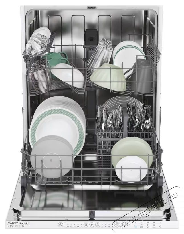 Candy Rapido CI 3E53E0W Be&eacute;p&iacute;thető mosogat&oacute;g&eacute;p, E energiaoszt&aacute;l, Konyhai term&eacute;kek - Mosogat&oacute;g&eacute;p - Norm&aacute;l (60cm) be&eacute;p&iacute;thető mosogat&oacute;g&eacute;p - 535088