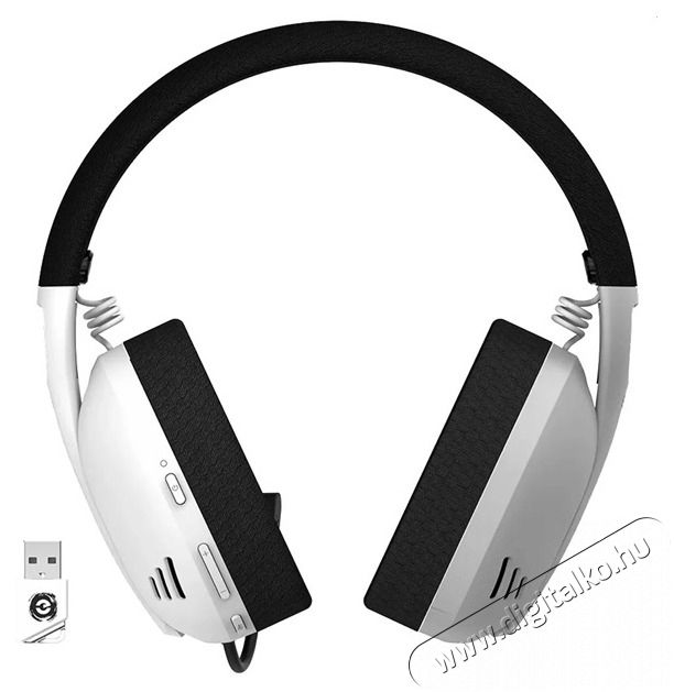 Canyon EGO GH-13 feh&eacute;r-fekete 7.1 gamer headset Audio-Video / Hifi / Multim&eacute;dia - F&uuml;l &eacute;s Fejhallgat&oacute;k - Fejhallgat&oacute; mikrofonnal / headset - 508965