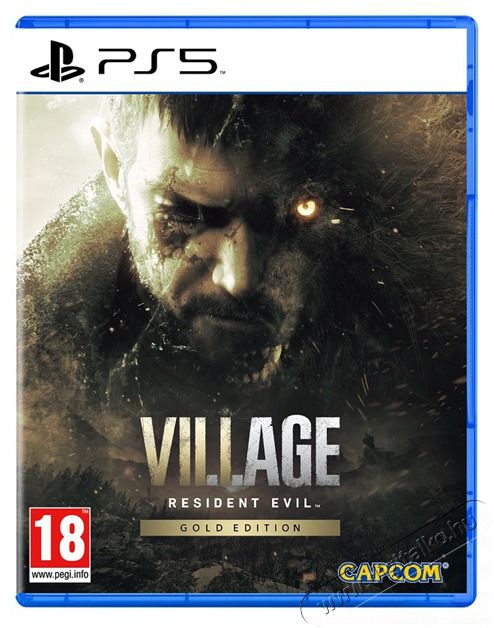 CAPCOM Resident Evil Village Gold Edition PS5 j&aacute;t&eacute;kszoftver Iroda &eacute;s sz&aacute;m&iacute;t&aacute;stechnika - J&aacute;t&eacute;k konzol - Playstation 5 (PS5) j&aacute;t&eacute;k - 461365