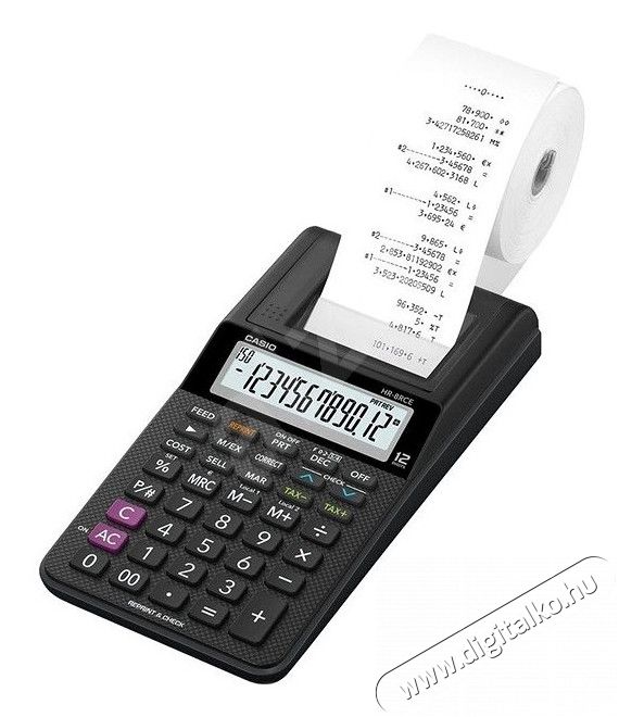 Casio HR 8 RCE BK szalagos sz&aacute;mol&oacute;g&eacute;p Iroda &eacute;s sz&aacute;m&iacute;t&aacute;stechnika - Sz&aacute;mol&oacute;g&eacute;p - Nyomtat&oacute;s sz&aacute;mol&oacute;g&eacute;p - 325625