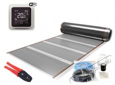 C&F Technics Komplett csomag sz&eacute;nf&oacute;li&aacute;s padl&oacute;fűt&eacute;s parkett&aacute;ra, 5 nm, 600 W, termoszt&aacute;ttal, WIFI vez&eacute;rl&eacute;ssel C 16 H&aacute;ztart&aacute;s / Otthon / K&uuml;lt&eacute;r - Egy&eacute;b h&aacute;ztart&aacute;si term&eacute;k - 536304