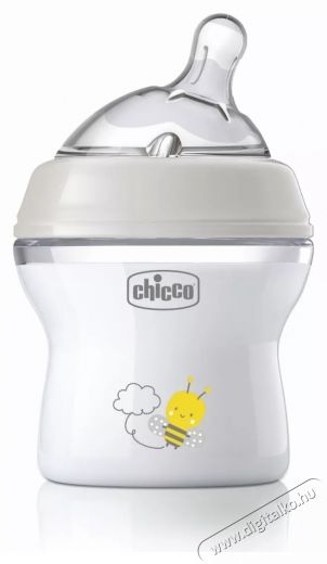 Chicco Natural Feeling PP cumis&uuml;veg szilikon cumival, 150 ml, Uniszex, 0 h&oacute;nap+, 0% BPA Sz&eacute;ps&eacute;g&aacute;pol&aacute;s / Eg&eacute;szs&eacute;g - Baba mama term&eacute;k - Cumis&uuml;veg / cumi / etet&eacute;s kieg&eacute;sz&iacute;tő - 533165