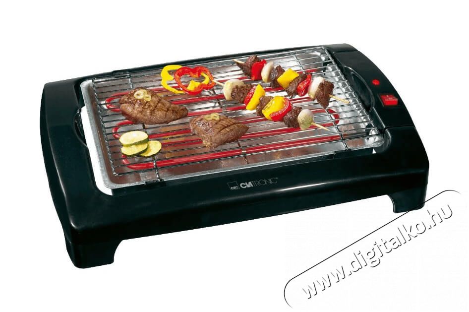 Clatronic BQ 2977N asztali grill Konyhai term&eacute;kek - Konyhai kisg&eacute;p (s&uuml;t&eacute;s / főz&eacute;s / hűt&eacute;s / &eacute;telk&eacute;sz&iacute;t&eacute;s) - Kontakt grill s&uuml;tő / s&uuml;tőlap - 347859