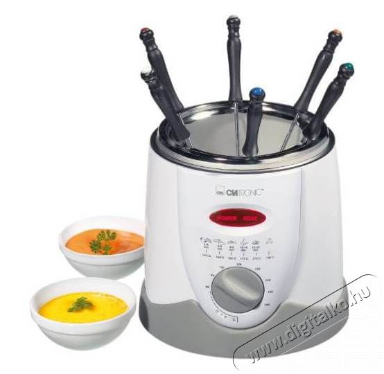 Clatronic FFR 2916 olajs&uuml;tő/fondue k&eacute;sz&iacute;tő Konyhai term&eacute;kek - Konyhai kisg&eacute;p (s&uuml;t&eacute;s / főz&eacute;s / hűt&eacute;s / &eacute;telk&eacute;sz&iacute;t&eacute;s) - Konyhai k&uuml;l&ouml;nlegess&eacute;g - 347880