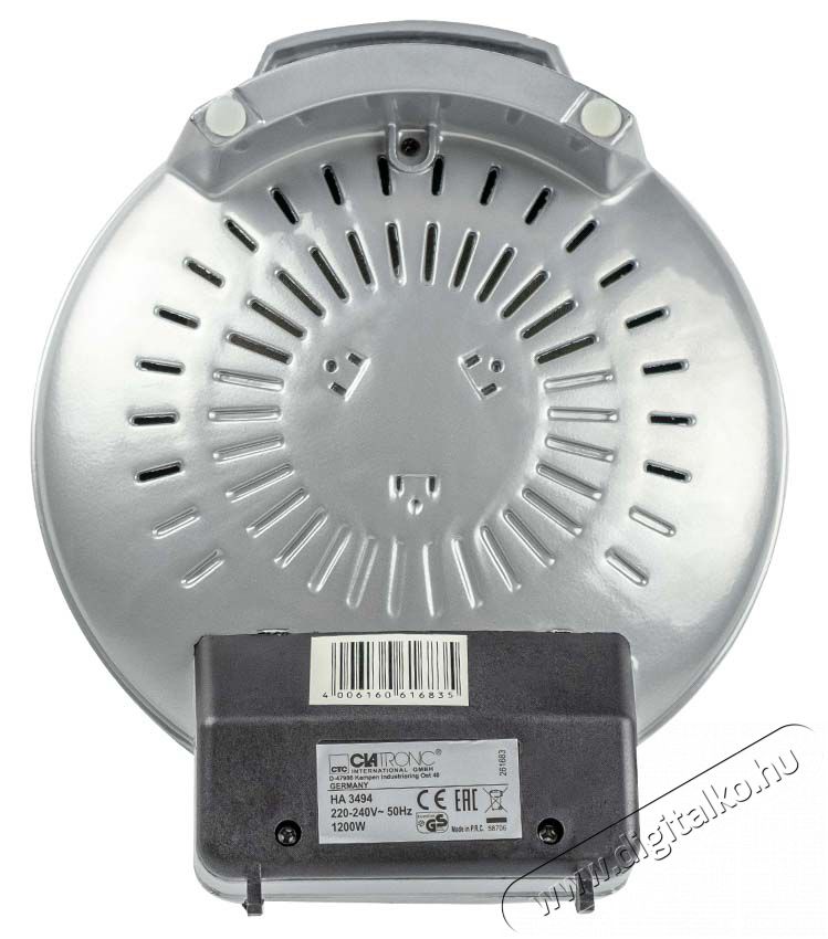 Clatronic HA 3494 ostyas&uuml;tő Konyhai term&eacute;kek - Konyhai kisg&eacute;p (s&uuml;t&eacute;s / főz&eacute;s / hűt&eacute;s / &eacute;telk&eacute;sz&iacute;t&eacute;s) - S&uuml;tem&eacute;ny / palacsinta k&eacute;sz&iacute;tő g&eacute;p - 322249