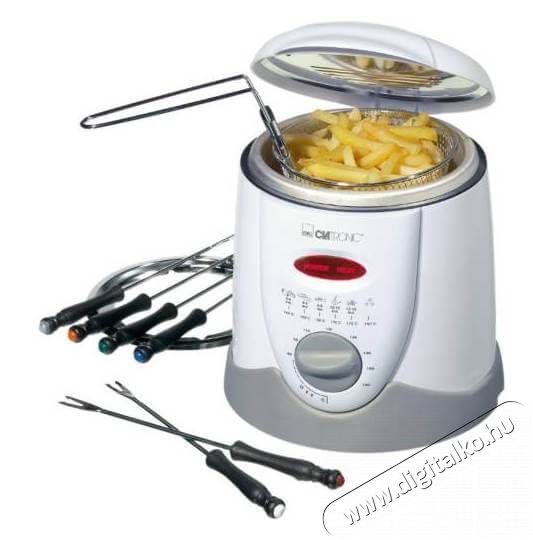Clatronic FFR 2916 olajs&uuml;tő/fondue k&eacute;sz&iacute;tő Konyhai term&eacute;kek - Konyhai kisg&eacute;p (s&uuml;t&eacute;s / főz&eacute;s / hűt&eacute;s / &eacute;telk&eacute;sz&iacute;t&eacute;s) - Konyhai k&uuml;l&ouml;nlegess&eacute;g - 347880