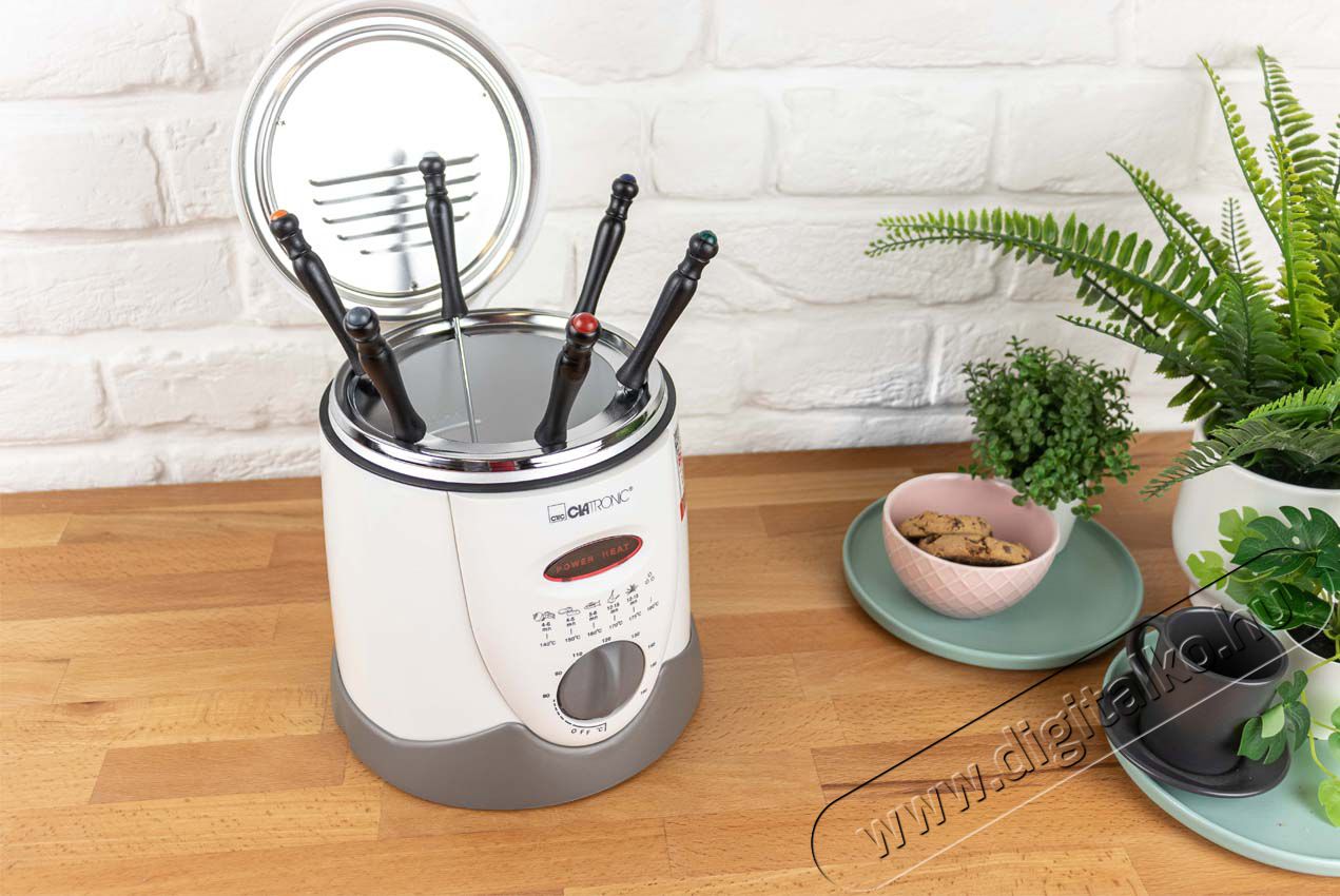 Clatronic FFR 2916 olajs&uuml;tő/fondue k&eacute;sz&iacute;tő Konyhai term&eacute;kek - Konyhai kisg&eacute;p (s&uuml;t&eacute;s / főz&eacute;s / hűt&eacute;s / &eacute;telk&eacute;sz&iacute;t&eacute;s) - Konyhai k&uuml;l&ouml;nlegess&eacute;g - 347880