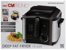 Clatronic FR 3649 Olajs&uuml;tő Konyhai term&eacute;kek - Konyhai kisg&eacute;p (s&uuml;t&eacute;s / főz&eacute;s / hűt&eacute;s / &eacute;telk&eacute;sz&iacute;t&eacute;s) - Olajs&uuml;tő - 360539