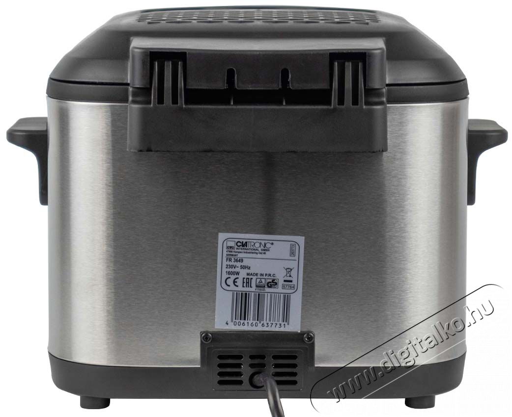 Clatronic FR 3649 Olajs&uuml;tő Konyhai term&eacute;kek - Konyhai kisg&eacute;p (s&uuml;t&eacute;s / főz&eacute;s / hűt&eacute;s / &eacute;telk&eacute;sz&iacute;t&eacute;s) - Olajs&uuml;tő - 360539
