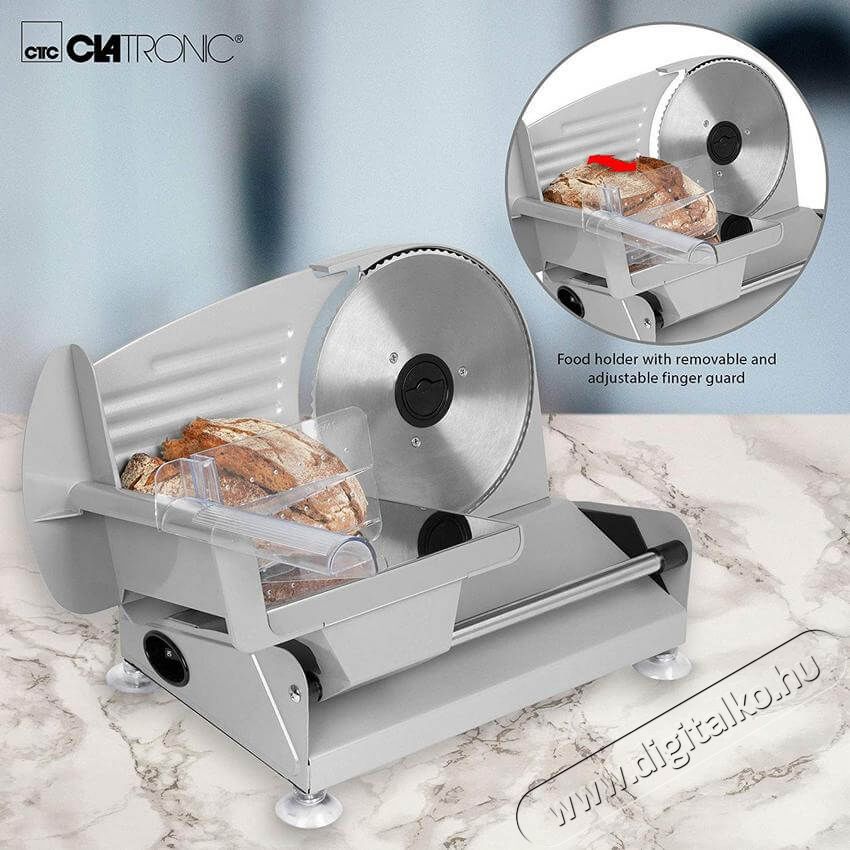 Clatronic MA 3585 szeletelőg&eacute;p Konyhai term&eacute;kek - Konyhai kisg&eacute;p (elők&eacute;sz&iacute;t&eacute;s / feldolgoz&aacute;s) - Szeletelő / reszelő g&eacute;p - 347907