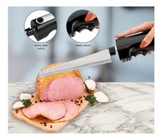 Clatronic EM 3702 Elektromos k&eacute;s - fekete-inox Konyhai term&eacute;kek - Konyhai kisg&eacute;p (elők&eacute;sz&iacute;t&eacute;s / feldolgoz&aacute;s) - Elektromos k&eacute;s - 360535