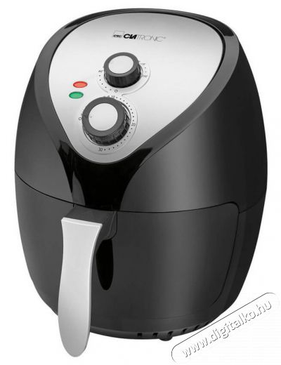 Clatronic FR 3699 H Forr&oacute;levegős s&uuml;tő - fekete Konyhai term&eacute;kek - Konyhai kisg&eacute;p (s&uuml;t&eacute;s / főz&eacute;s / hűt&eacute;s / &eacute;telk&eacute;sz&iacute;t&eacute;s) - L&eacute;gkever&eacute;ses főzőg&eacute;p / elektromos kukta / multifunkci&oacute;s s&uuml;tő - 360540