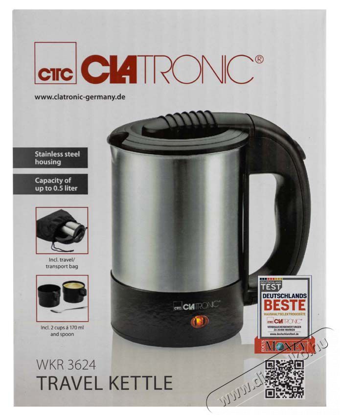 Clatronic WKR 3624 utaz&oacute; v&iacute;zforral&oacute; Konyhai term&eacute;kek - V&iacute;zforral&oacute; / teafőző - 347958