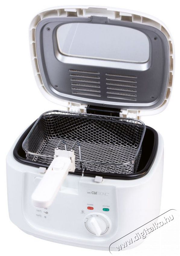 Clatronic FR 3771 olajs&uuml;tő - feh&eacute;r Konyhai term&eacute;kek - Konyhai kisg&eacute;p (s&uuml;t&eacute;s / főz&eacute;s / hűt&eacute;s / &eacute;telk&eacute;sz&iacute;t&eacute;s) - Olajs&uuml;tő - 374752