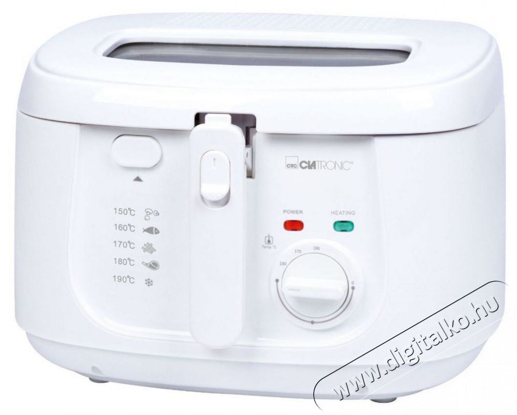 Clatronic FR 3771 olajs&uuml;tő - feh&eacute;r Konyhai term&eacute;kek - Konyhai kisg&eacute;p (s&uuml;t&eacute;s / főz&eacute;s / hűt&eacute;s / &eacute;telk&eacute;sz&iacute;t&eacute;s) - Olajs&uuml;tő - 374752