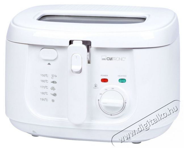 Clatronic FR 3771 olajs&uuml;tő - feh&eacute;r Konyhai term&eacute;kek - Konyhai kisg&eacute;p (s&uuml;t&eacute;s / főz&eacute;s / hűt&eacute;s / &eacute;telk&eacute;sz&iacute;t&eacute;s) - Olajs&uuml;tő - 374752