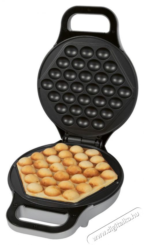 Clatronic WA 3772 gofris&uuml;tő - ez&uuml;st Konyhai term&eacute;kek - Konyhai kisg&eacute;p (s&uuml;t&eacute;s / főz&eacute;s / hűt&eacute;s / &eacute;telk&eacute;sz&iacute;t&eacute;s) - Melegszendvics / gofri s&uuml;tő - 374763