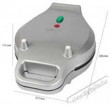 Clatronic WA 3772 gofris&uuml;tő - ez&uuml;st Konyhai term&eacute;kek - Konyhai kisg&eacute;p (s&uuml;t&eacute;s / főz&eacute;s / hűt&eacute;s / &eacute;telk&eacute;sz&iacute;t&eacute;s) - Melegszendvics / gofri s&uuml;tő - 374763