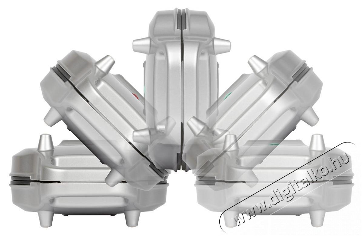 Clatronic WA 3772 gofris&uuml;tő - ez&uuml;st Konyhai term&eacute;kek - Konyhai kisg&eacute;p (s&uuml;t&eacute;s / főz&eacute;s / hűt&eacute;s / &eacute;telk&eacute;sz&iacute;t&eacute;s) - Melegszendvics / gofri s&uuml;tő - 374763