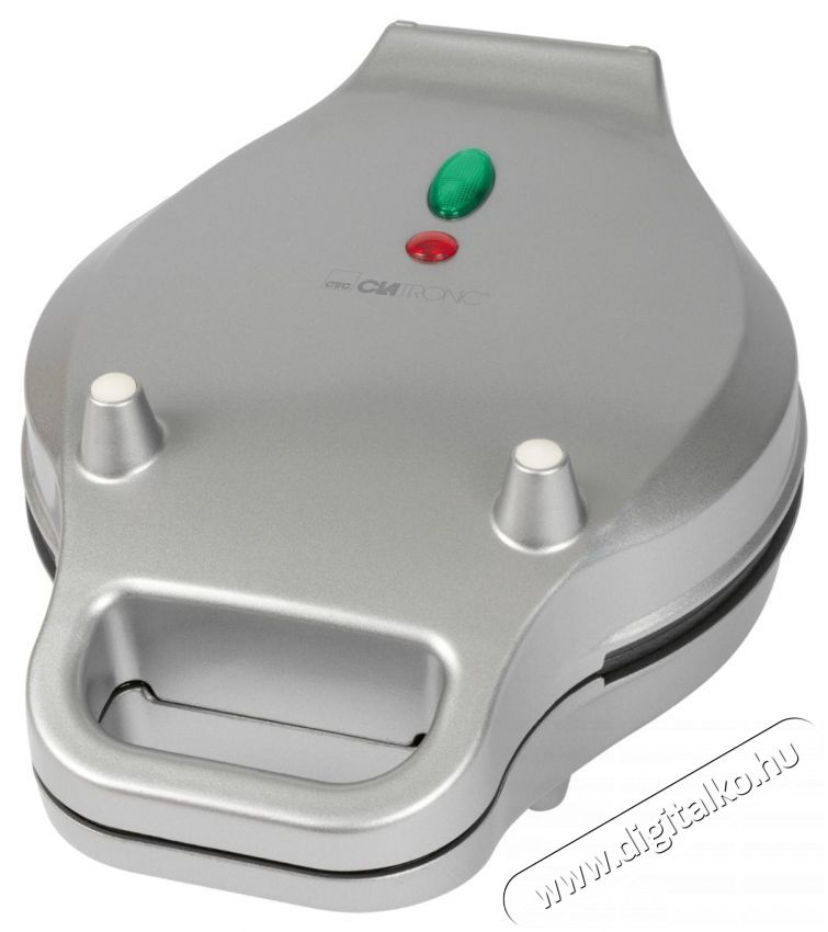 Clatronic WA 3772 gofris&uuml;tő - ez&uuml;st Konyhai term&eacute;kek - Konyhai kisg&eacute;p (s&uuml;t&eacute;s / főz&eacute;s / hűt&eacute;s / &eacute;telk&eacute;sz&iacute;t&eacute;s) - Melegszendvics / gofri s&uuml;tő - 374763