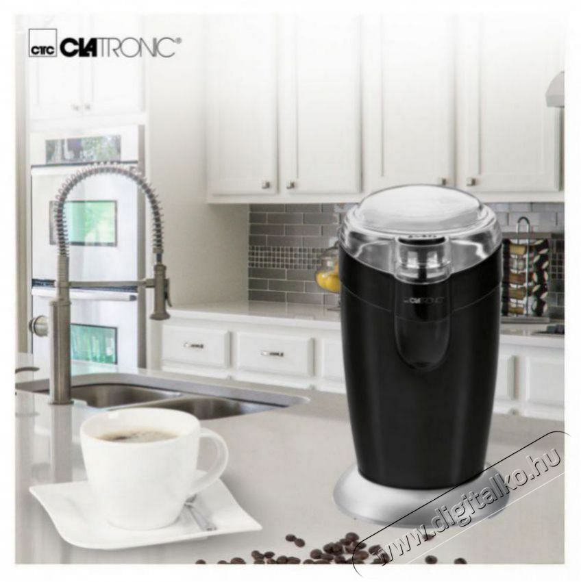 Clatronic KSW 3306 k&aacute;v&eacute;dar&aacute;l&oacute; - fekete Konyhai term&eacute;kek - K&aacute;v&eacute;főző / k&aacute;v&eacute;&ouml;rlő / kieg&eacute;sz&iacute;tő - K&aacute;v&eacute;dar&aacute;l&oacute; / őrlő - 347016